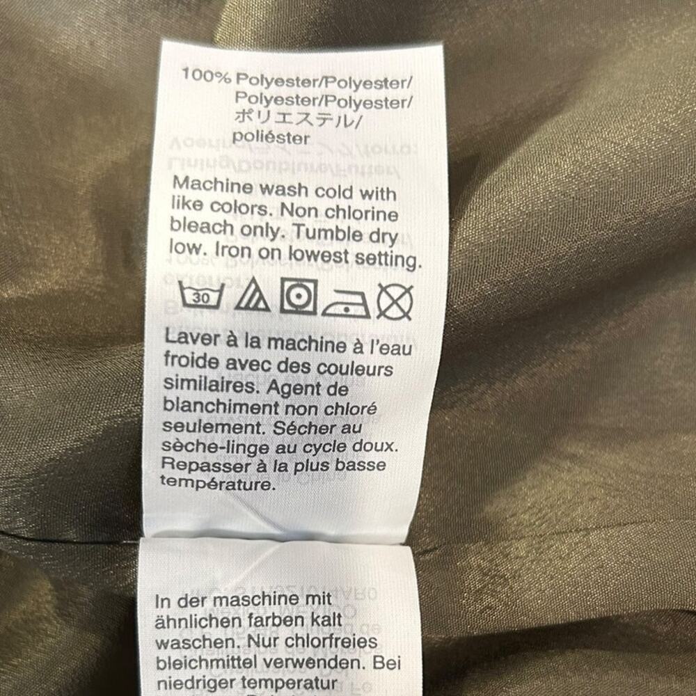 NWT J.CREW Brown Green Leopard Animal Camo Print Surplice Neck Wrap Dress SMALL - Picture 9 of 10